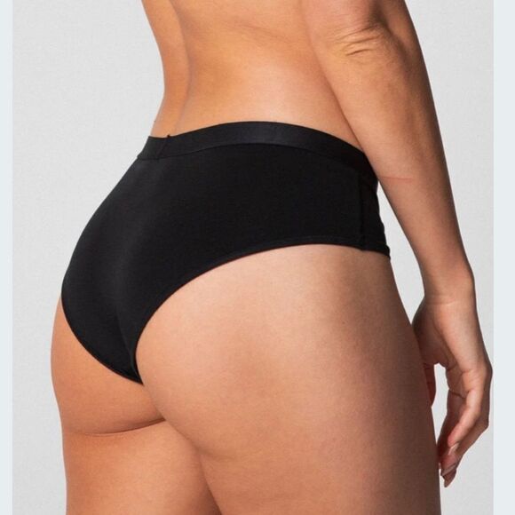 SINGLE STITCH Women's Cheeky Underwear Black‎ M Nwt - Picture 3 of 7